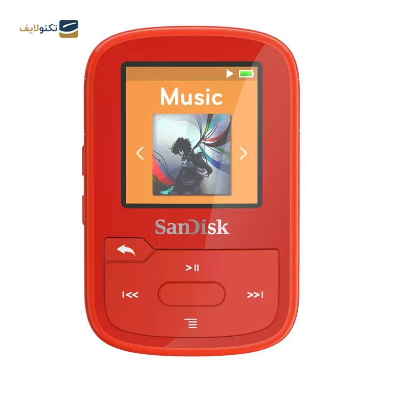 فلش مموری و پخش کننده سن دیسک مدل Clip Sport Plus - SanDisk Clip Sport Plus Flash Memory 32GB