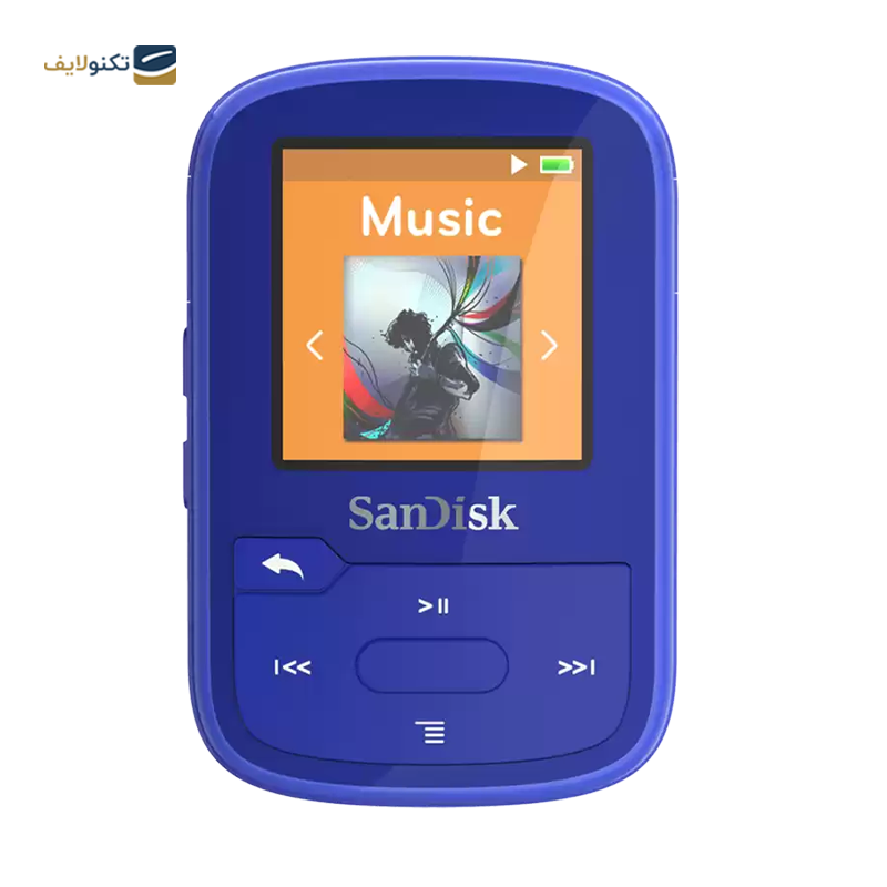 فلش مموری و پخش کننده سن دیسک مدل Clip Sport Plus - SanDisk Clip Sport Plus Flash Memory 32GB