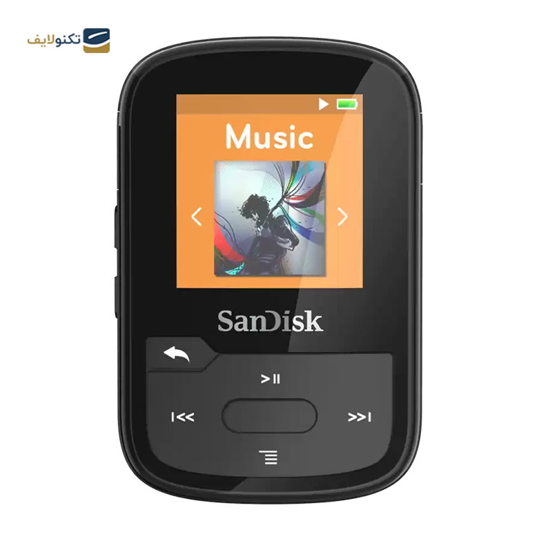 فلش مموری و پخش کننده سن دیسک مدل Clip Sport Plus - SanDisk Clip Sport Plus Flash Memory 32GB
