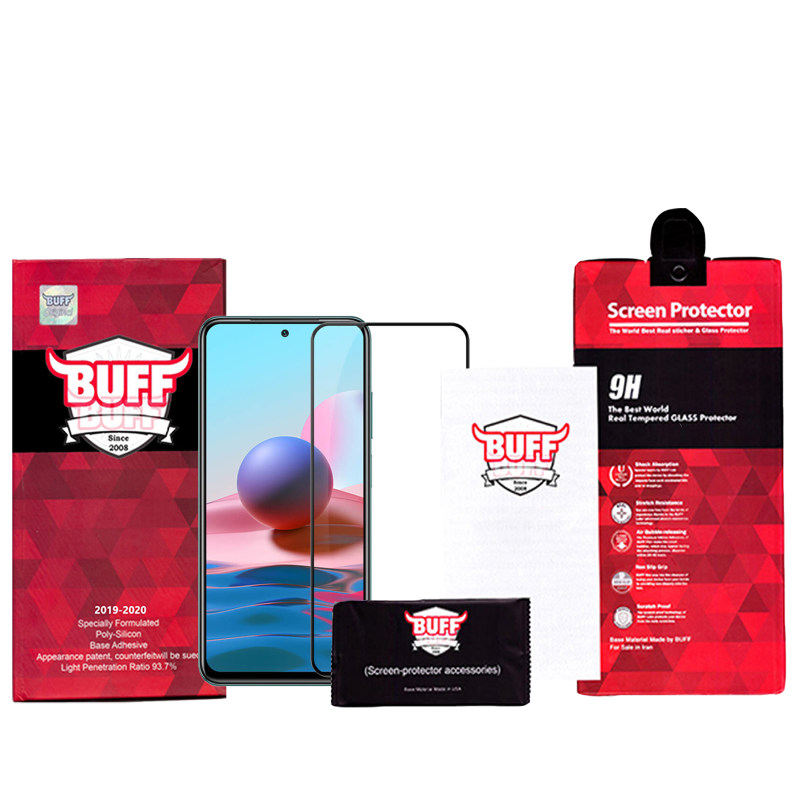 محافظ صفحه نمایش گوشی شیائومی ردمی نوت 10/10S بوف سرامیکی مدل CF9 - Buff CF9 Xiaomi Redmi Note 10 4G/Redmi Note 10s Screen Protector