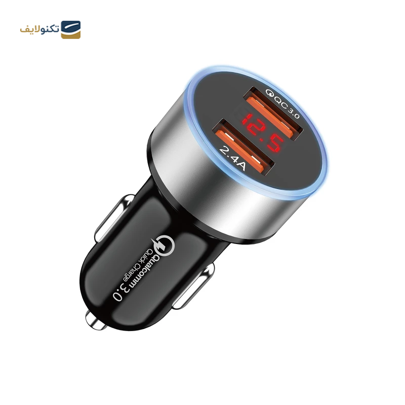 شارژر فندکی کلومن مدل KC-C06 به همراه کابل Type-C - Koluman KC-C06 Car Charger with Type-C Cable