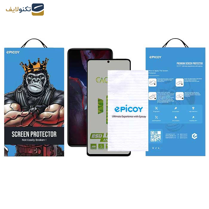 محافظ صفحه نمایش حریم شخصی اِپیکوی مدل Cactus-ESD-Privacy مناسب برای گوشی موبایل شیائومی Xiaomi Poco F5 Pro -Poco F5 -Poco F4 GT -Poco F4 -Poco F3 GT - F3 - Epicoy Cactus-ESD-Privacy Glass Screen Protector For Xiaomi Poco F5 Pro -Poco F5 -Poco F4 GT -Poco F4 -Poco F3 GT - Poco F3