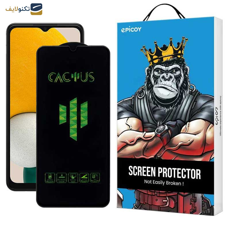 محافظ صفحه نمایش اپیکوی مدل Cactus مناسب برای گوشی موبایل سامسونگ Galaxy A13 4G/5G - A23 4G/5G - Epicoy Cactus Glass Screen Protector For Samsung Galaxy A13 4G-5G -A23 4G-5G