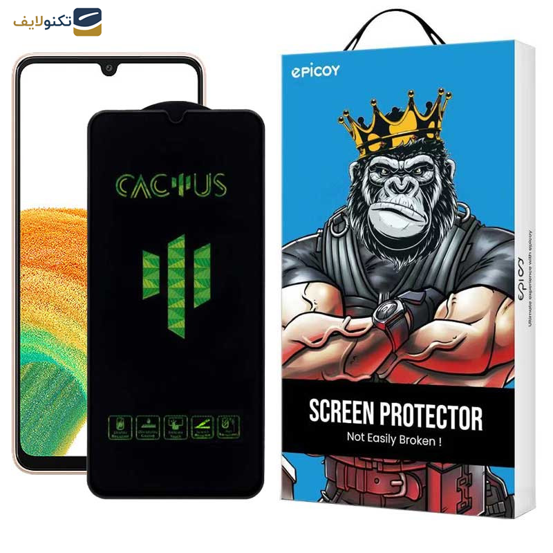 محافظ صفحه نمایش اپیکوی مدل Cactus مناسب برای گوشی موبایل سامسونگ Galaxy A33 - A32 4G - A31 - A30S - A22 4G - A30 - A50 - A50s - A40s - A20 - A12 - M32 4G - M30s - F41 - F22 - Epicoy Cactus Glass Screen Protector For Samsung Galaxy A33 -A32 4G-A31-A30S-A22 4G-A30-A50-A50s-A40s-A20-M32 4G-M30s-F41-F22