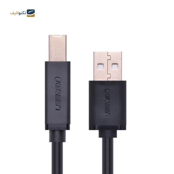 کابل تبدیل USB-A به USB-B یوگرین US135 مدل 10350 طول 1.5 متر - UGREEN US132-10350 USB 2.0 AM to BM Print Cable 1.5m