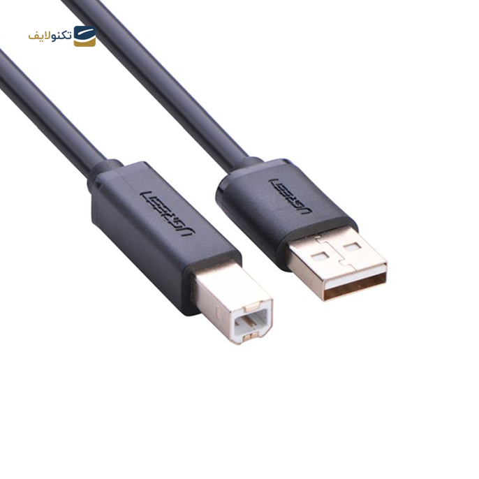 کابل تبدیل USB-A به USB-B یوگرین US135 مدل 10350 طول 1.5 متر - UGREEN US132-10350 USB 2.0 AM to BM Print Cable 1.5m