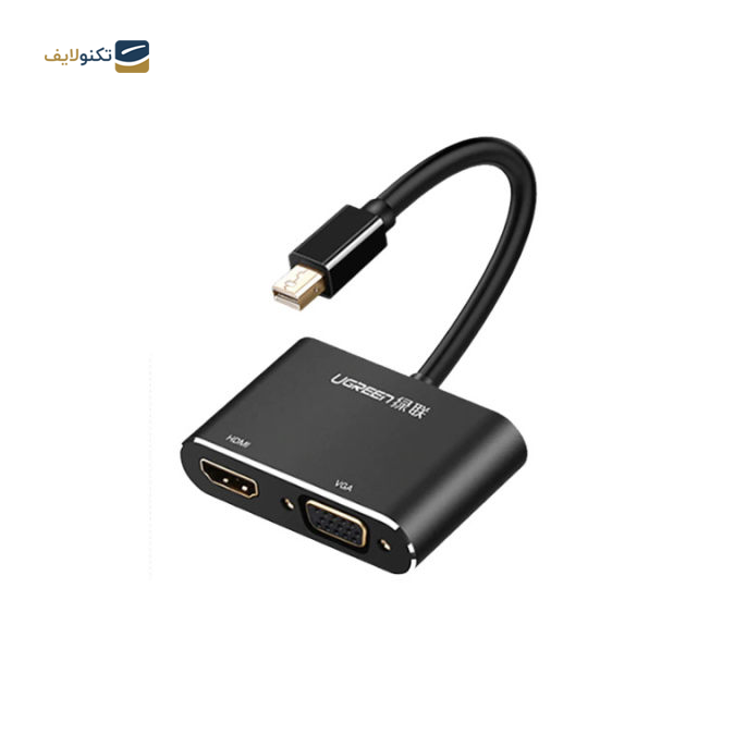 کابل تبدیل Mini Displayport به HDMI و VGA یوگرین MD115 مدل 20421 - UGREEN MD115 20421 Mini DP to HDMI + VGA adapter cable