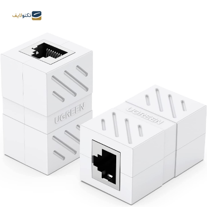 مبدل RJ45 به RJ45 یوگرین NW114 مدل 20311 - UGREEN NW114 20311 RJ 45 Network Keystone Jack In-Line Coupler Female to Female