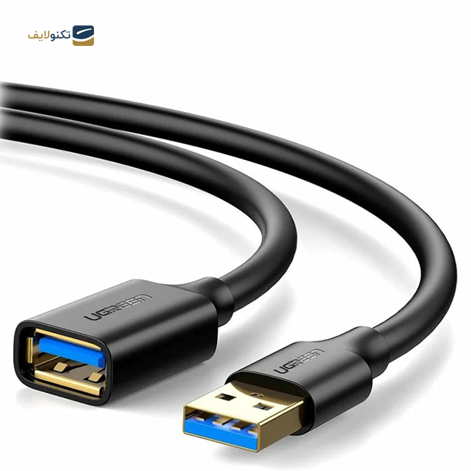 کابل تبدیل USB نری به مادگی یوگرین US129 مدل 10373 طول 2 متر - UGREEN US129-10373 USB Extension Cable 2m