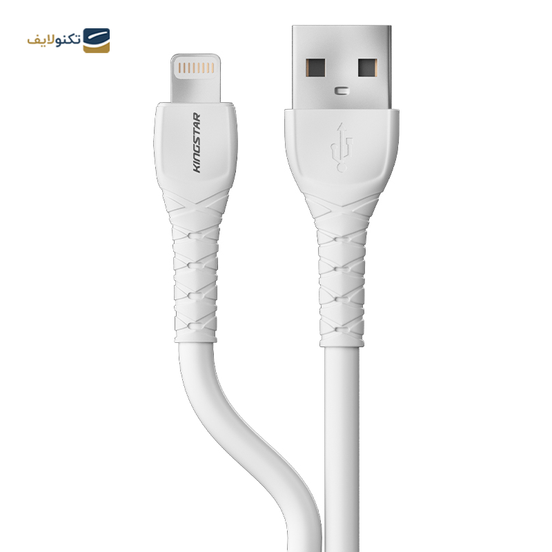 کابل لایتنینگ کینگ استار مدل K520i طول 25 سانتی متر - King Star K520i Ligthning to USB cable 25cm