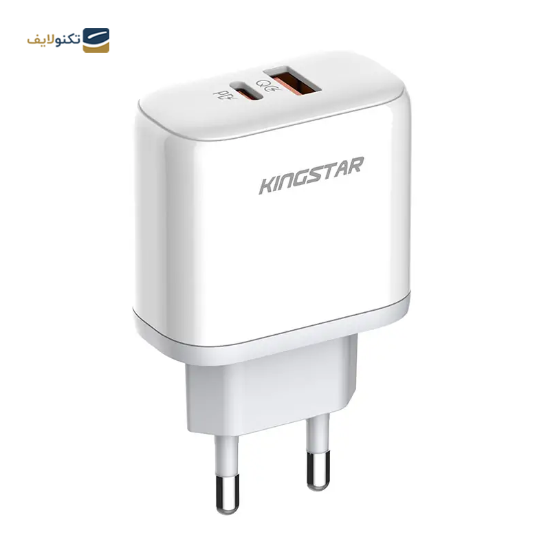شارژر دیواری کینگ استار مدل KW220PD توان 45 وات به همراه کابل تایپ سی - KingStar KW220PD Wall Charger