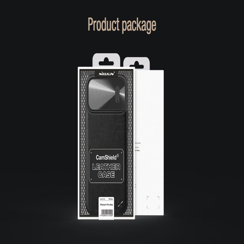کاور گوشی اپل iPhone 14 Pro نیلکین مدل CamShield Leather S Case - Nillkin CamShield Leather S Case Cover for iPhone 14 Pro