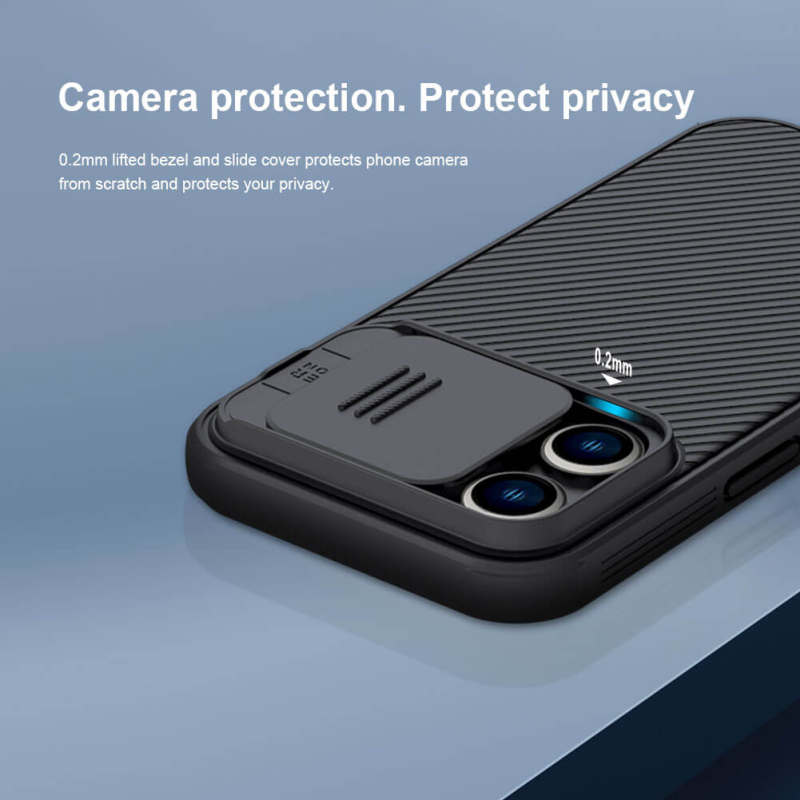 کاور گوشی اپل iPhone 14 pro max نیلکین مدل Camshield Pro - Nillkin CamShield Pro cover for iPhone 14 pro max