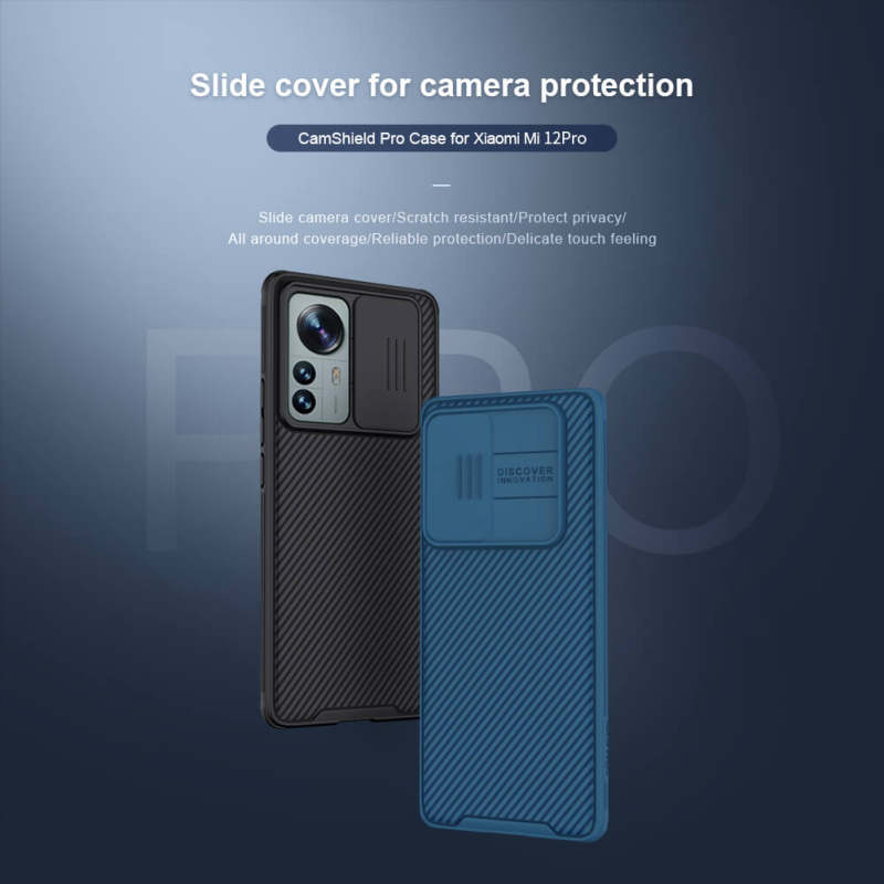 کاور گوشی شیائومی 12 پرو نیلکین مدل CamShield pro - Nillkin CamShield pro Case Cover for Xiaomi 12 Pro