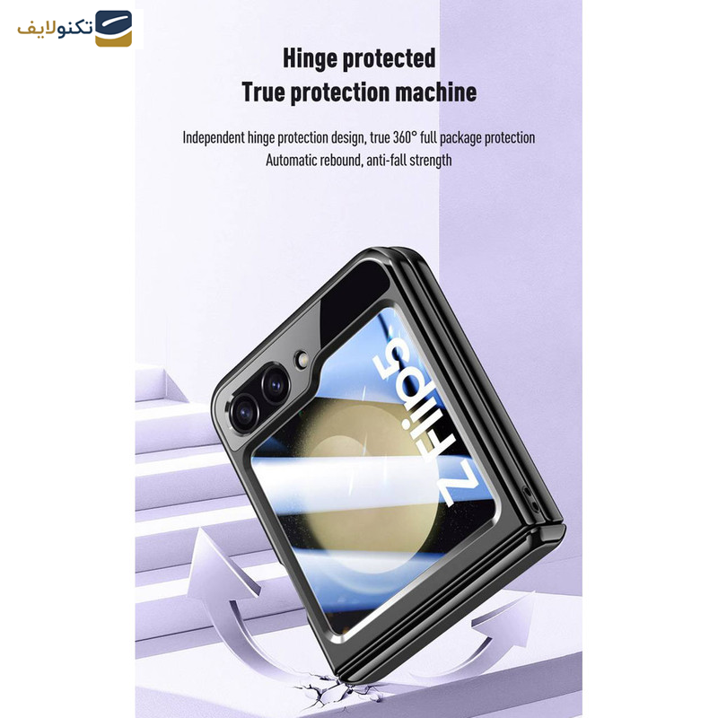 کاور گوشی سامسونگ Galaxy Z Flip 5 اپیکوی مدل Xundd Electroplated - Epicoy Xundd Electroplated Cover Case For Galaxy Z Flip 5