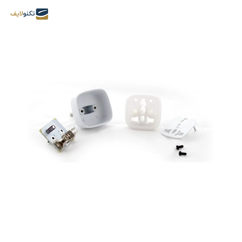 شارژر دیواری اپل مدل 20 وات B/A به همراه تبدیل 3 به 2 هادرون مدل A10-1 چراغدار - Apple 20 Watt Wall Charger B/A with Hadron Adapter Plug