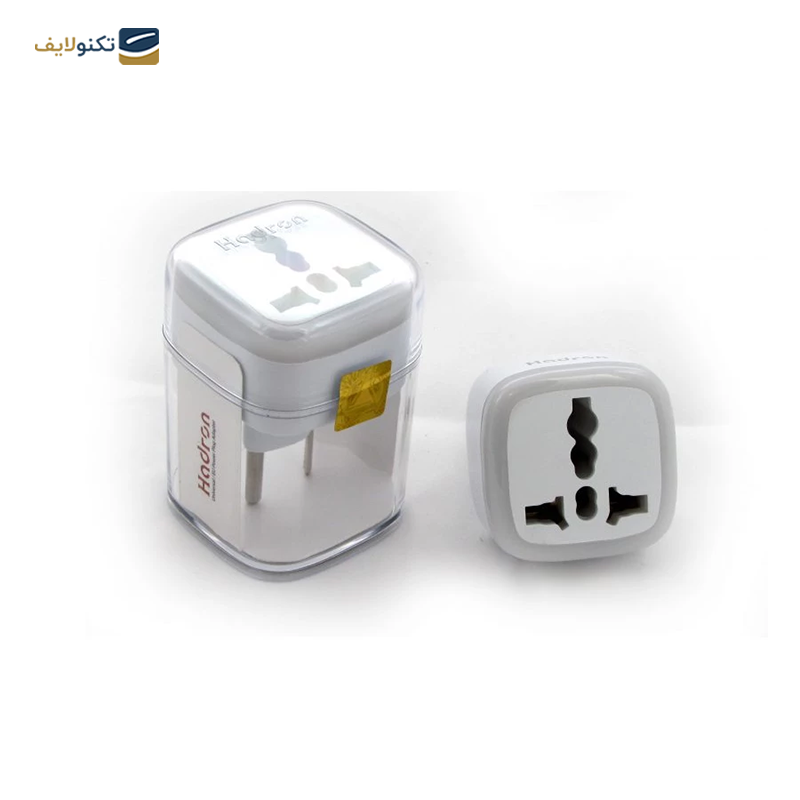 شارژر دیواری اپل مدل 20 وات B/A به همراه تبدیل 3 به 2 هادرون مدل A10-1 چراغدار - Apple 20 Watt Wall Charger B/A with Hadron Adapter Plug