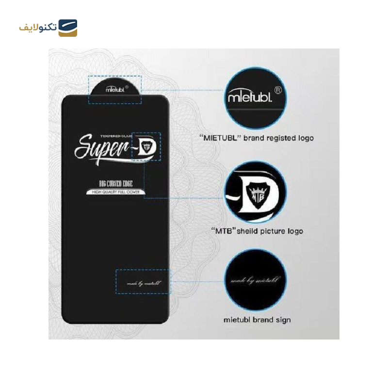 محافظ صفحه نمایش(گلس) Super D گوشی موبایل اپل iPhone 13 / 13 Pro - محافظ صفحه نمایش(گلس) Super D گوشی موبایل اپل iPhone 13 / 13 Pro