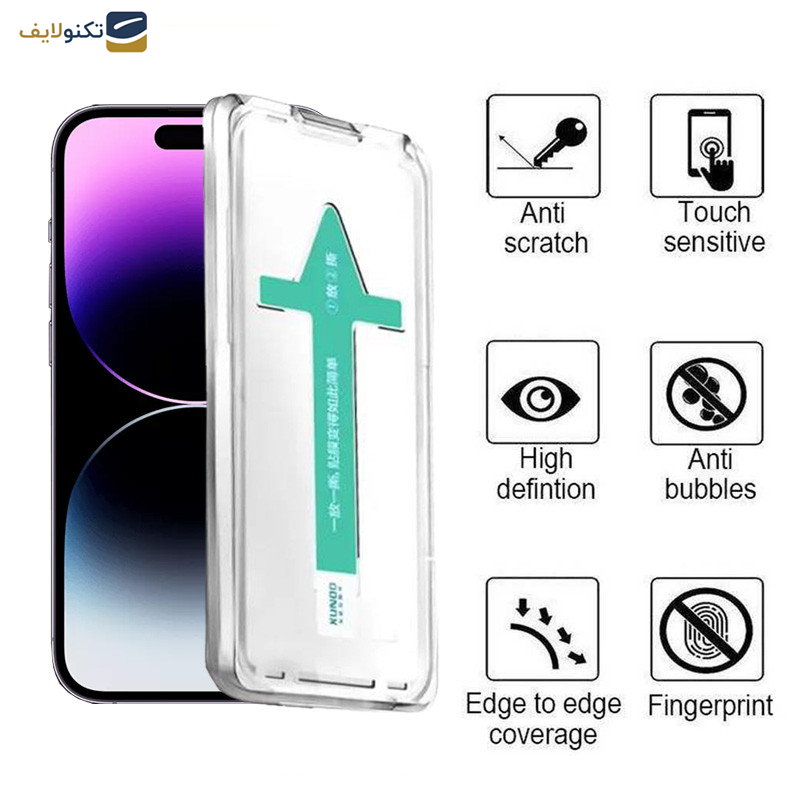 گلس گوشی اپل iPhone 14 Pro اپیکوی مدل Xundd Axe Easy install  - Epicoy Xundd Axe Easy install Glass Screen Protector For Apple iPhone 14 Pro