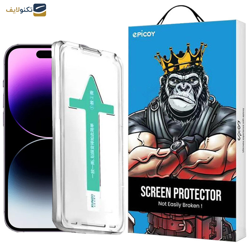 گلس گوشی اپل iPhone 14 Pro اپیکوی مدل Xundd Axe Easy install  - Epicoy Xundd Axe Easy install Glass Screen Protector For Apple iPhone 14 Pro