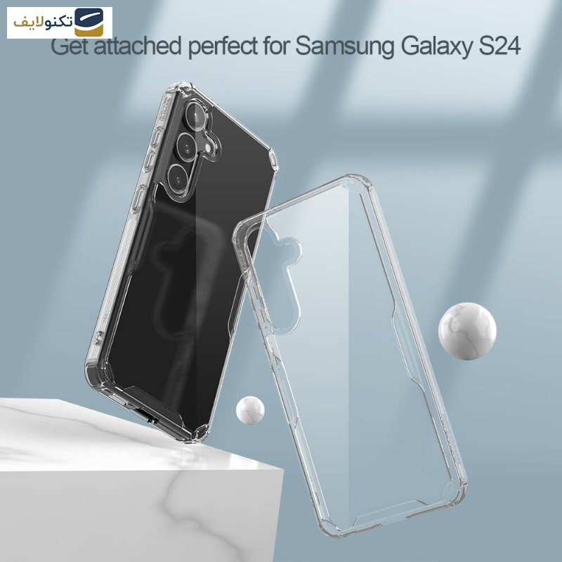 کاور گوشی سامسونگ Galaxy S24 نیلکین مدل Nature TPU Pro - Nillkin Nature TPU Pro Series case for Samsung Galaxy S24