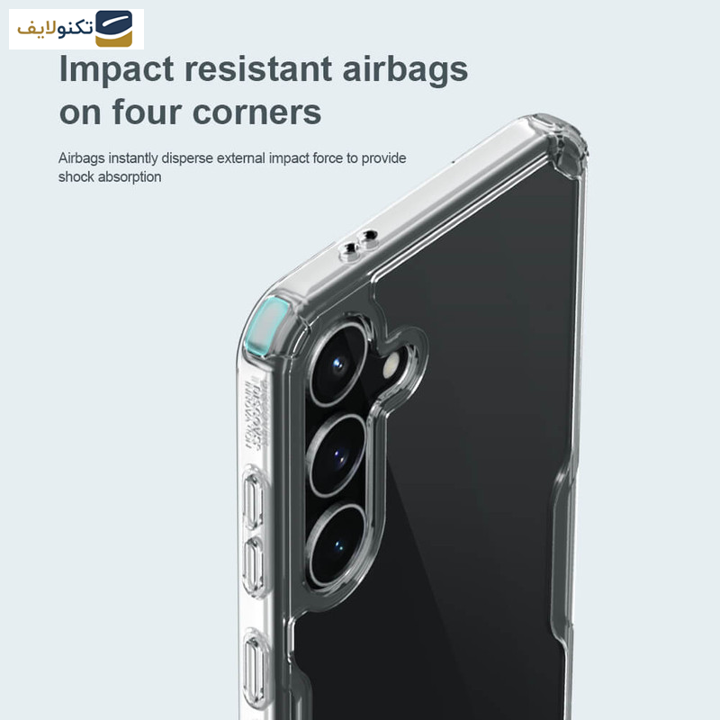 کاور گوشی سامسونگ Galaxy S24 نیلکین مدل Nature TPU Pro - Nillkin Nature TPU Pro Series case for Samsung Galaxy S24