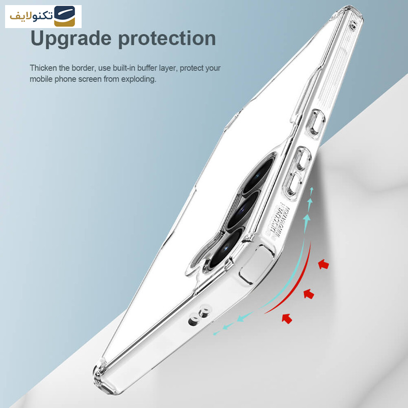 کاور گوشی سامسونگ Galaxy S24 نیلکین مدل Nature TPU Pro - Nillkin Nature TPU Pro Series case for Samsung Galaxy S24