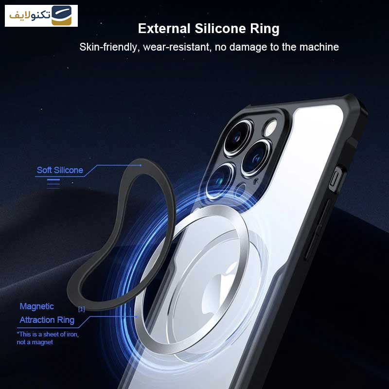 کاور گوشی اپل iPhone 15 اپیکوی مدل Xundd Magnetic Holder  - Epicoy Xundd Magnetic Holder Series Cover For Apple iPhone 15
