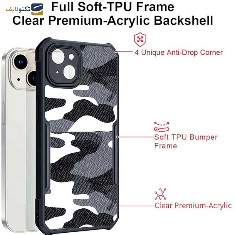 کاور گوشی اپل iPhone 13-14 اپیکوی مدل Xundd Camouflage - Epicoy Xundd Camouflage Cover For Apple iPhone 13-14