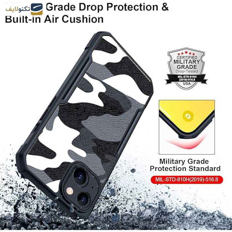 کاور گوشی اپل iPhone 13-14 اپیکوی مدل Xundd Camouflage - Epicoy Xundd Camouflage Cover For Apple iPhone 13-14