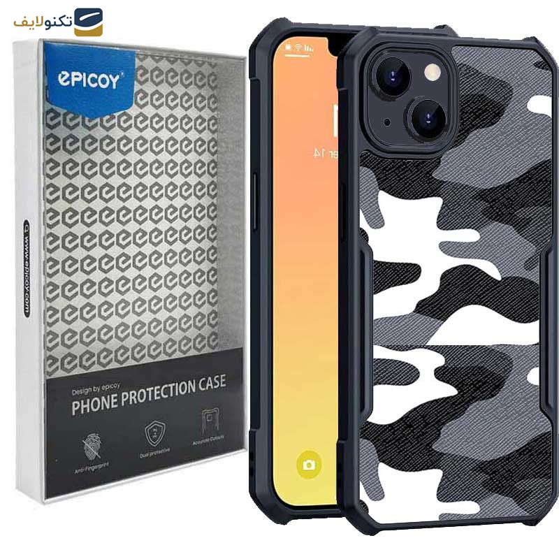کاور گوشی اپل iPhone 13-14 اپیکوی مدل Xundd Camouflage - Epicoy Xundd Camouflage Cover For Apple iPhone 13-14
