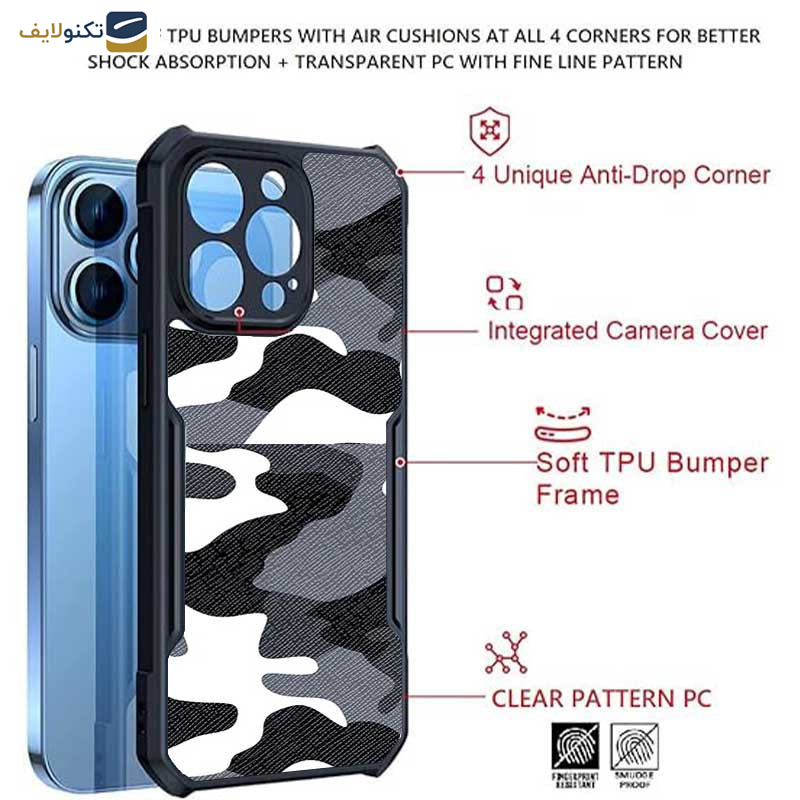 کاور گوشی اپل iPhone 13 Pro اپیکوی مدل Xundd Camouflage  - Epicoy Xundd Camouflage Cover For Apple iPhone 13 Pro