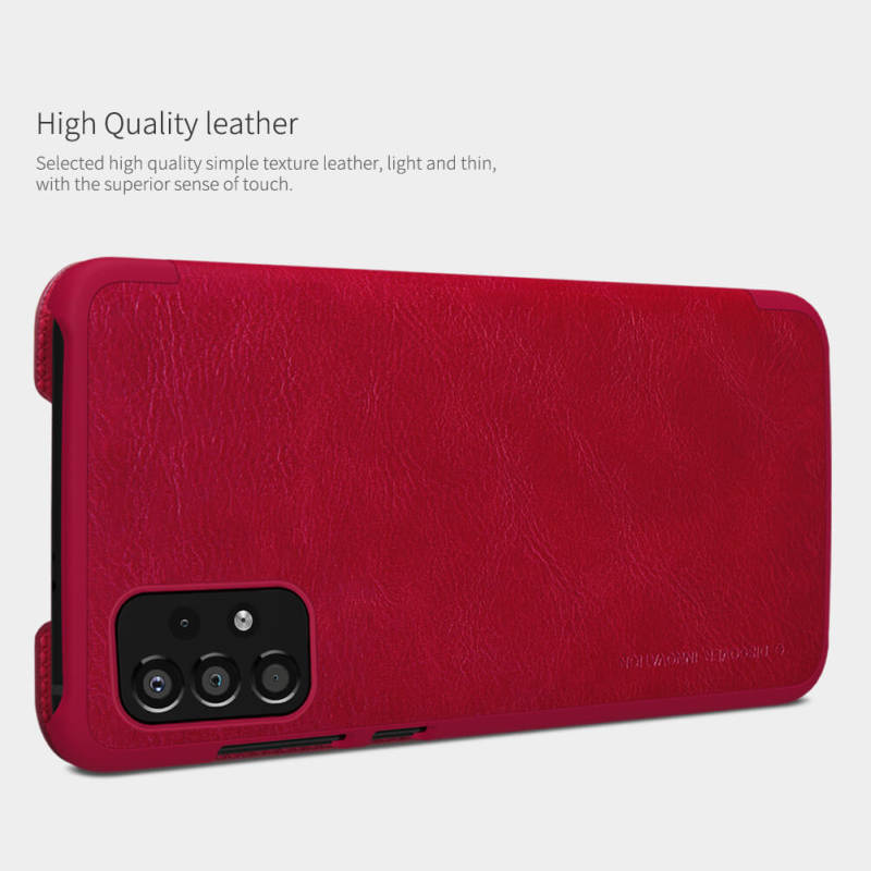 کیف کلاسوری گوشی سامسونگ Galaxy A33 5G نیلکین مدل Qin Leather Case - Nillkin Qin Leather Case Bag for Galaxy A33 5G