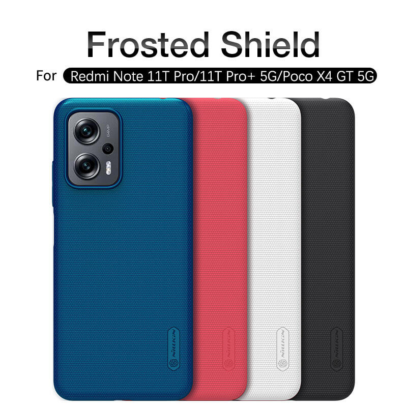 کاور گوشی شیائومی Redmi K50i 5G/Redmi Note 11T Pro Plus/Poco X4 GT 5G/Redmi Note 11T Pro نیلکین مدل Matte SuperShield - Nillkin Matte Super Shield Case Cover for Xiaomi Redmi K50i 5G/Redmi Note 11T Pro Plus/Poco X4 GT 5G/Redmi Note 11T Pro