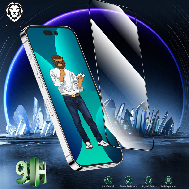 گلس گوشی اپل آیفون 14 پرو گرین مدل 9H Steve - Green 9H Steve iPhone 14 Pro Screen Protector