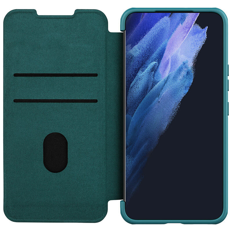 کیف کلاسوری گوشی سامسونگ Galaxy S22 نیلکین مدل Qin Pro Plain Cloth - Nillkin Qin Pro Plain Cloth Bag for Galaxy S22