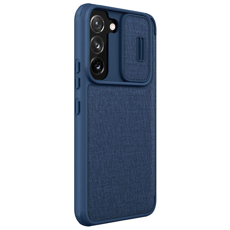 کیف کلاسوری گوشی سامسونگ Galaxy S22 نیلکین مدل Qin Pro Plain Cloth - Nillkin Qin Pro Plain Cloth Bag for Galaxy S22