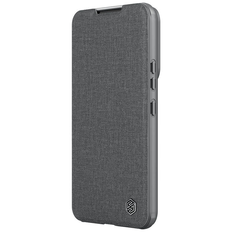 کیف کلاسوری گوشی سامسونگ Galaxy S22 نیلکین مدل Qin Pro Plain Cloth - Nillkin Qin Pro Plain Cloth Bag for Galaxy S22