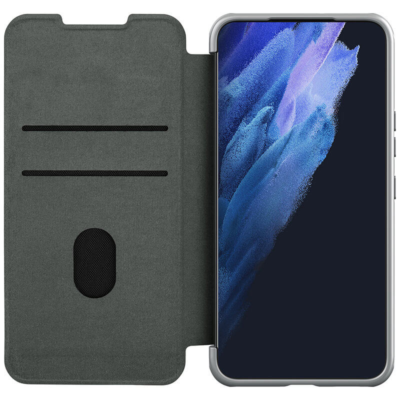 کیف کلاسوری گوشی سامسونگ Galaxy S22 نیلکین مدل Qin Pro Plain Cloth - Nillkin Qin Pro Plain Cloth Bag for Galaxy S22