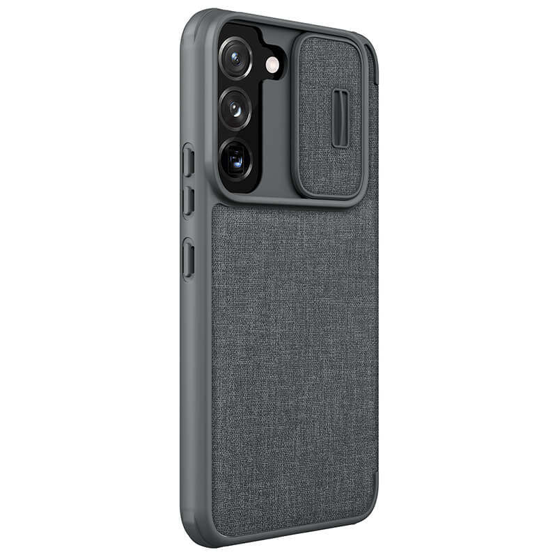 کیف کلاسوری گوشی سامسونگ Galaxy S22 نیلکین مدل Qin Pro Plain Cloth - Nillkin Qin Pro Plain Cloth Bag for Galaxy S22