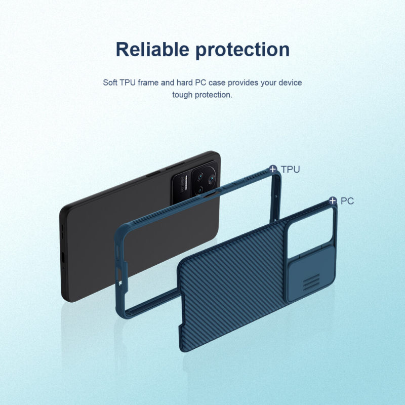 کاور گوشی شیائومی Redmi K40S / Poco F4 5G نیلکین مدل CamShield Pro  - Nillkin CamShield Pro Case cover for Redmi K40S / Poco F4 5G