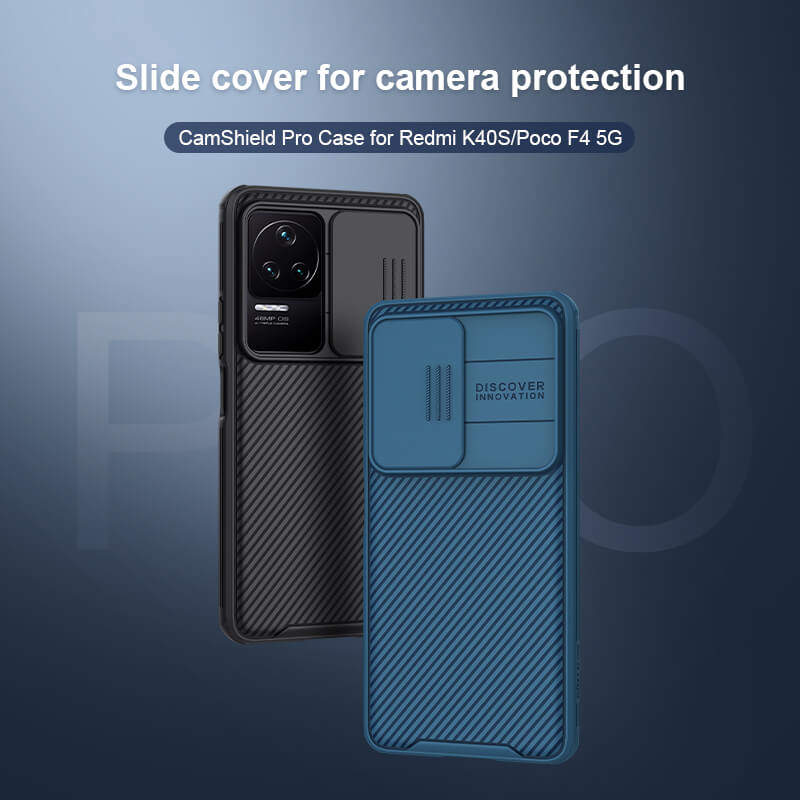 کاور گوشی شیائومی Redmi K40S / Poco F4 5G نیلکین مدل CamShield Pro  - Nillkin CamShield Pro Case cover for Redmi K40S / Poco F4 5G