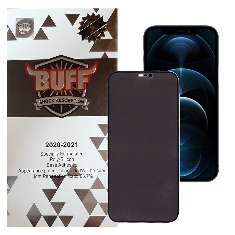 محافظ صفحه نمایش گوشی اپل iPhone 12 بوف سرامیکی مدل CFPr9 - Buff CFPr9 iphone 12 ceramic Screen Protector