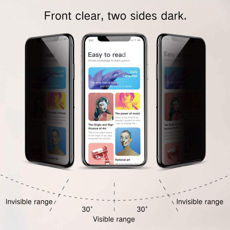 گلس گوشی اپل iPhone 12 Mini بوف سرامیکی مدل CFPr9 - Buff CFPr9 iphone 12 Mini Screen Protector