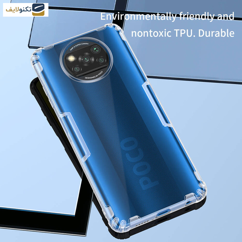 کاور گوشی شیائومی Poco X3- X3 Pro- X3 NFC نیلکین مدل Nature TPU  - Nillkin Nature TPU case for Xiaomi Poco X3-Poco X3 Pro-Poco X3 NFC