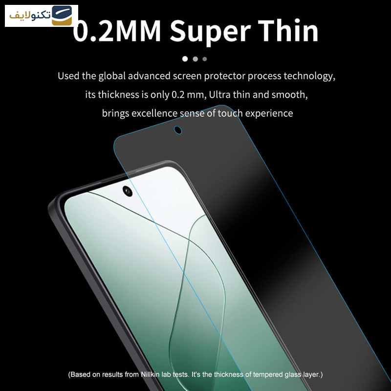 گلس گوشی شیائومی 14 نیلکین مدل H Plus Pro - Nillkin Amazing H Plus Pro tempered glass screen protector for Xiaomi 14