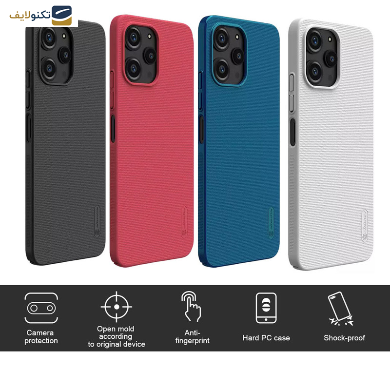 کاور موبایل شیائومی Poco M6 Pro 5G- Redmi 12 4G-5G - Redmi Note 12R 5G نیلکین مدل Super Frosted Shield  - Nillkin Super Frosted Shield Matte cover case for Xiaomi Redmi 12 4G- 5G- Redmi Note 12R 5G- Xiaomi Poco M6 Pro 5G