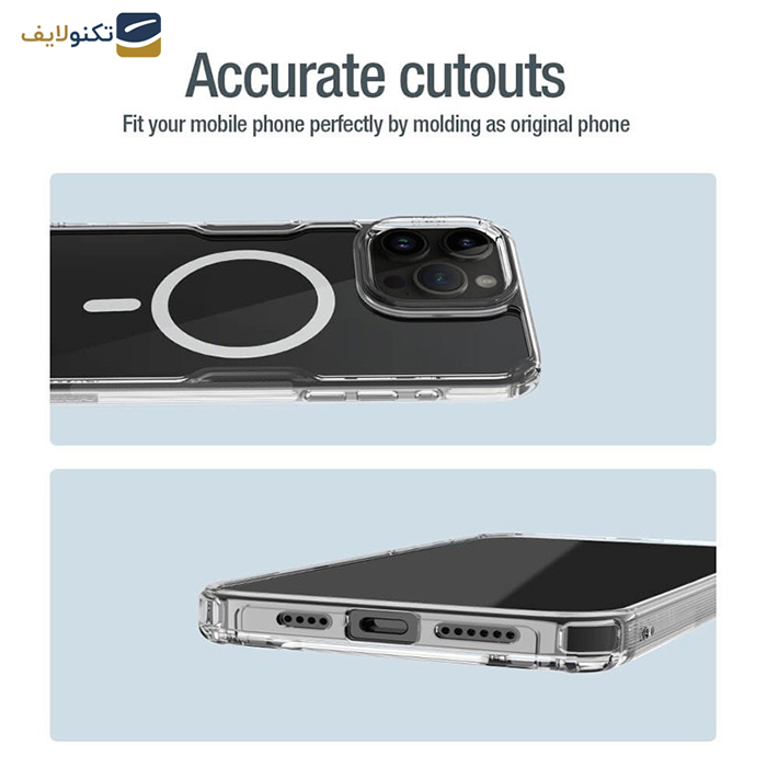 کاور گوشی اپل iPhone 15 Pro نیلکین مدل Nature TPU Pro Magnetic  - 
