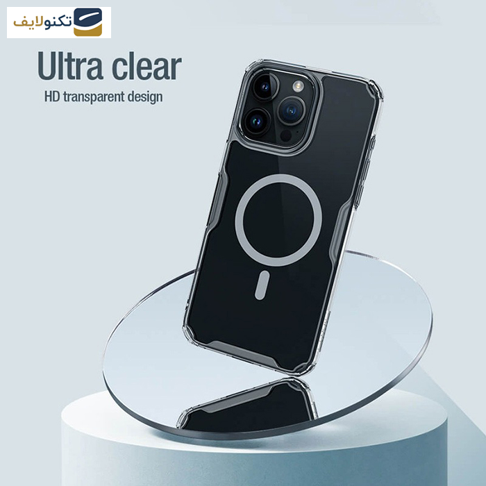 کاور گوشی اپل iPhone 15 Pro نیلکین مدل Nature TPU Pro Magnetic  - 