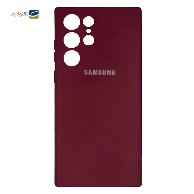  کاور سیلیکونی محافظ لنزدار مناسب برای گوشی موبایل سامسونگ Galaxy S22 Ultra 5G	 - Samsung Silicone Cover For Galaxy S22 Ultra